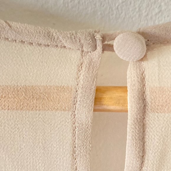 BNWT Tu Women's Cream Beige Sequin Embellished Blouse Size 14 - Picture 9 of 13